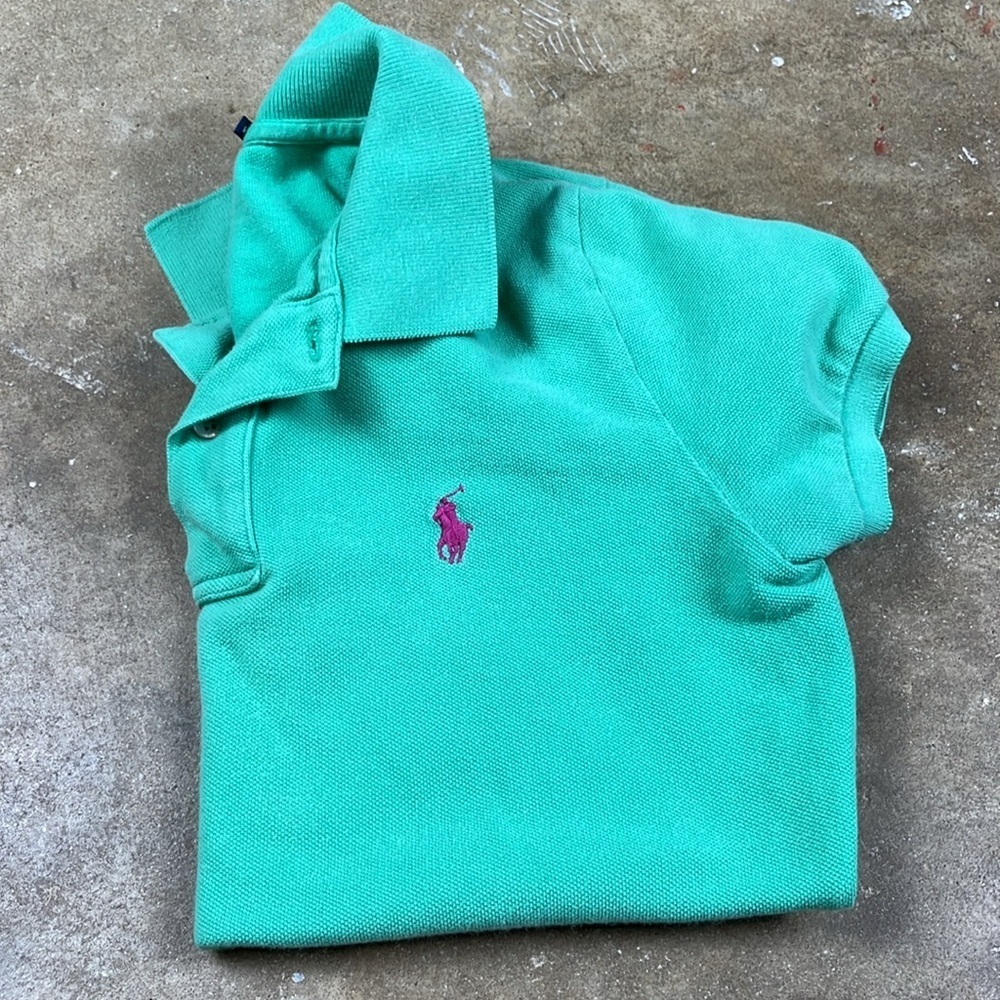 Ralph Lauren Mint Green the skinny polo y2k
Size: Medium - Picture 8 of 8